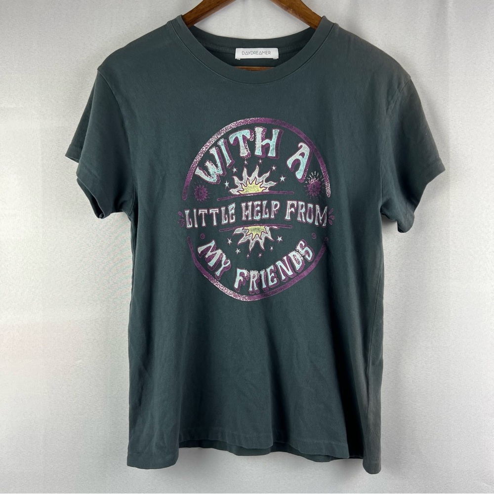 Daydreamer Graphic Band TShirt Beatles With A Little Help From My Friends Size S